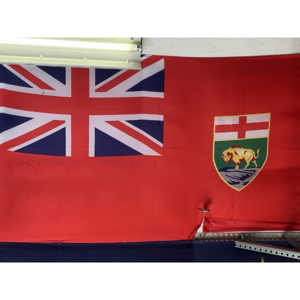 MANITOBA RED ENSIGN FLAG USED FROM 1905 TO 1965