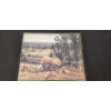 Image 1 : FRAMED PRINT OF THE GLEANING FIELD BY GEORGE CLAUSEN 20" by 16"