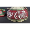 Image 2 : COCA-COLA TIFFANY-STYLE HANGING LAMP & GLASS-STYLE RETRO TELEPHONE