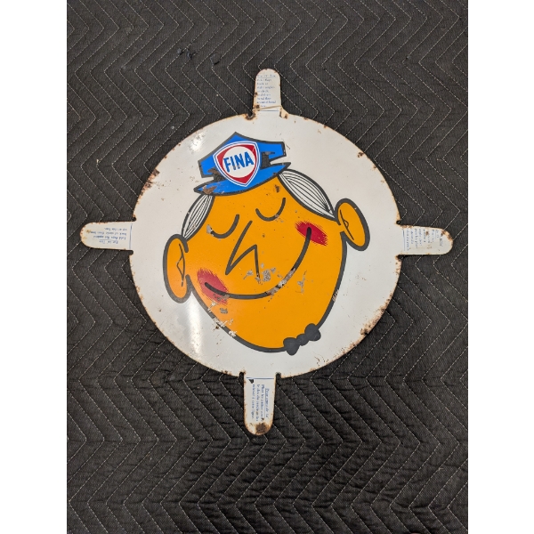 FINA SERVICE STATION TIRE INSERT SIGN