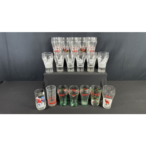 COCA-COLA HOLIDAY GLASS COLLECTION