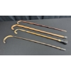 Image 1 : 4 VINTAGE WOODEN WALKING CANES