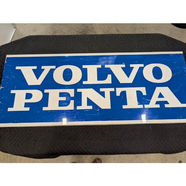 LATE 1970s VOLVO PENTA MARINE DEALER SIGN