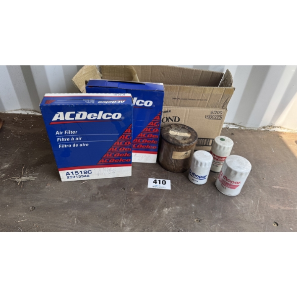 ASSORTED OIL & AIR FILTERS