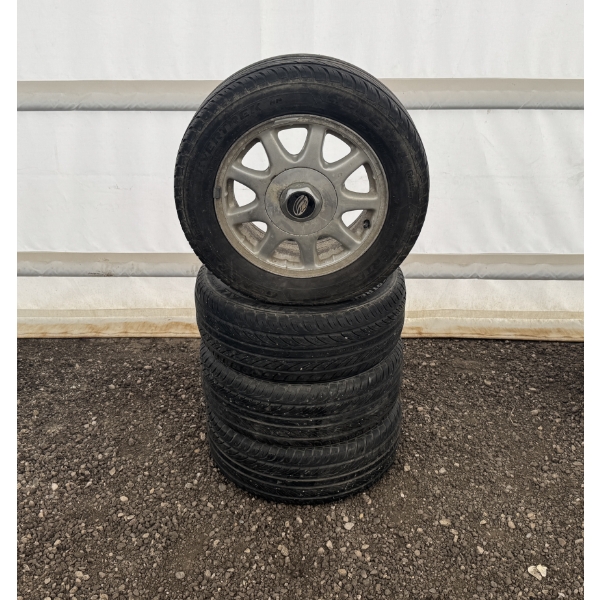 SET OF 4 CHEVY RIMS AND TIRES  205/60R15