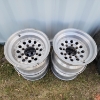Image 2 : SET OF 4 RIMS OFF OF A 1978 FORD F250