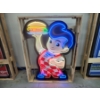 Image 1 : NO RESERVE HUGE BURGER BOY NEON SIGN