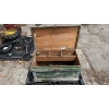 Image 1 : WOODEN CHEST W/ CONTENTS