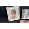 Image 5 : FRAMED PRINTS(MEDEIROS "HONEYBUN" & "HUCK FINN") & DOCUMENTS