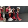Image 4 : THE HAMILTON COLLECTION "CRYSTAL BEAUTIES OF COCA-COLA" FIGURINES COMPLETE SET W/ COA
