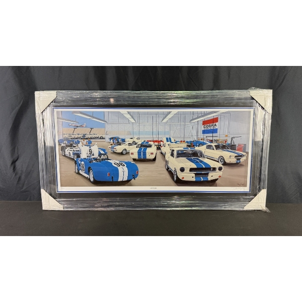 DAVE SNYDER "LAX INSIDE" LIMITED EDITION FRAMED PRINT (71/500) 22" X 42"