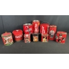 Image 1 : VARIOUS SIZED COCA-COLA TINS
