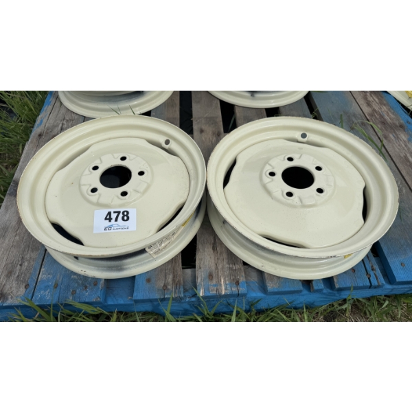 PAIR OF 5-BOLT PATTERN RIMS