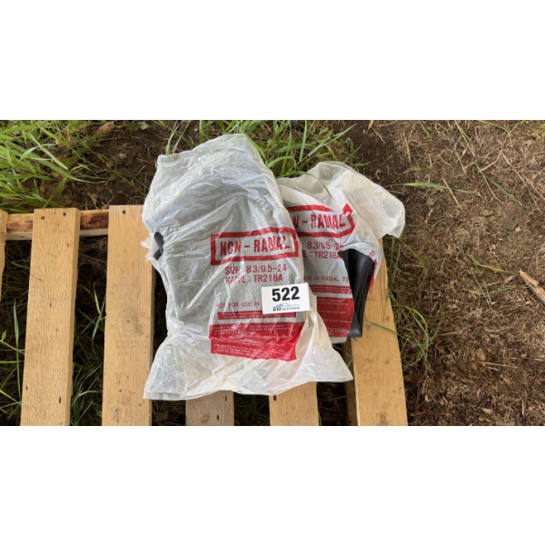 PAIR OF INNER TUBES (8.3/9.5-24)