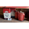 Image 1 : 2 Esso Cans and 2 plastic Esso Jugs
