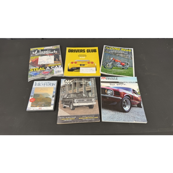 COLLECTION OF AUTO MAGAZINES INCUDES DRIVERS CLUB
