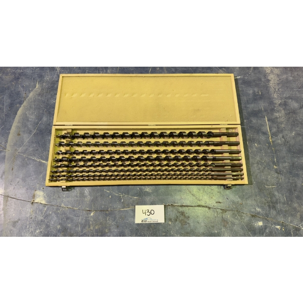 Case of Auger Bits