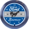 Image 1 : NO RESERVE FORD BRONCO NEON CLOCK