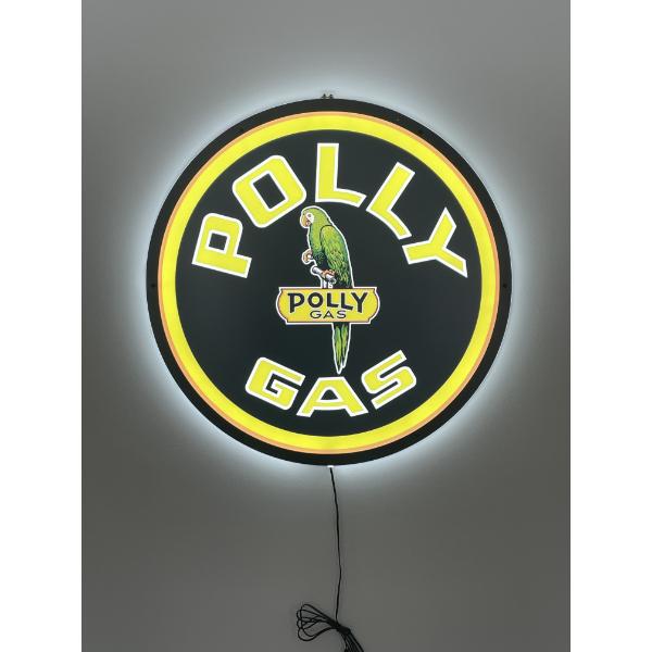 REPLICA VINTAGE POLLY GAS STATION LED SIGN