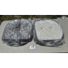 Image 1 : MASSEY-FERGUSON 2-PIECE BLACK SEAT CUSHION SET