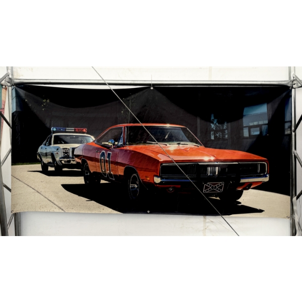 DUKES OF HAZZARD BANNER 4.5FT X 9.5FT