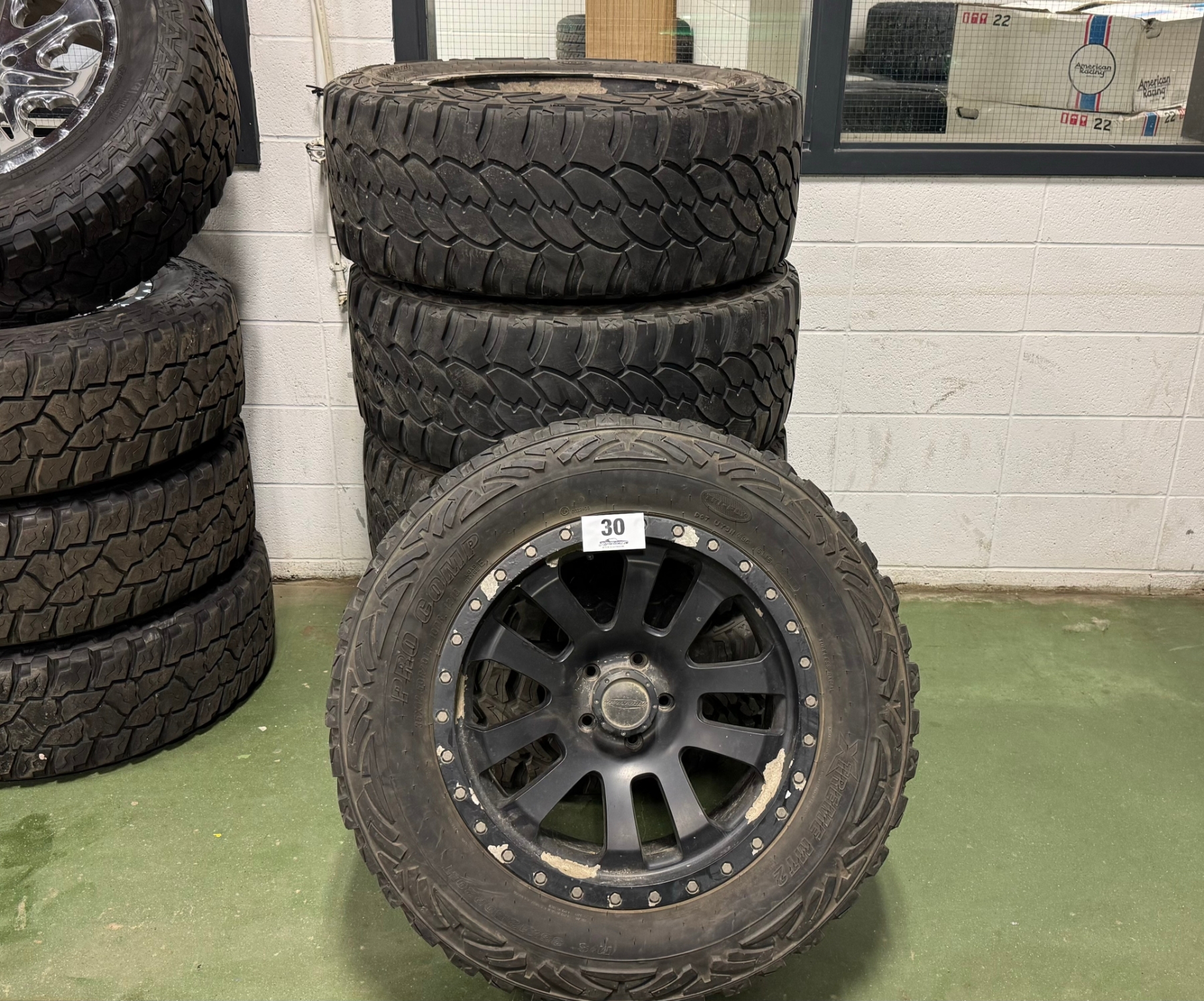 NO RESERVE 5 PRO COMP EXTREME MT2 TIRES 35X12 50R20LT & RIMS - EG Auctions