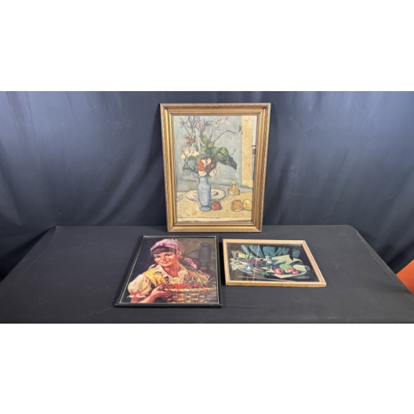 3 ABSTRACT ART PRINTS