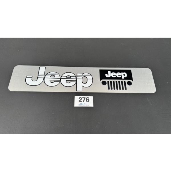 NO RESERVE JEEP SIGN 28" X 6"