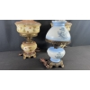 Image 2 : 3 VINTAGE HURRICANE-STYLE ELECTRIC TABLE LAMPS