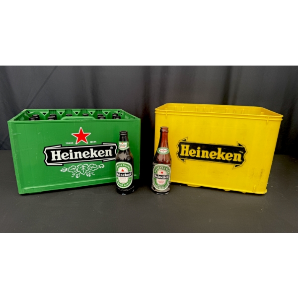 2 CASES OF OLD HEINEKEN BOTTLES