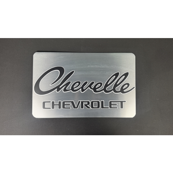 CHEVELLE (BLACK) SIGN 19" x 12"