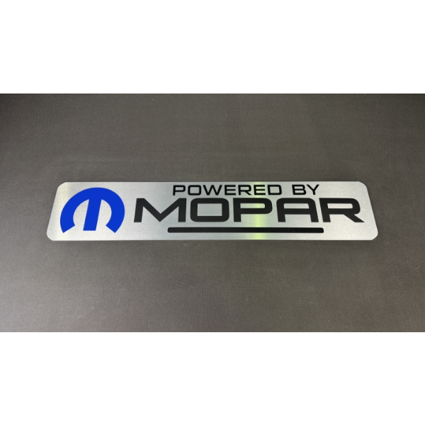 POWERED BY MOPAR SIGN 28" x 6"