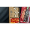 Image 2 : VINTAGE COCA-COLA ADVERTISING CLOCK & TIN SIGN 10" X 12"
