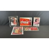 Image 1 : 5 COCA-COLA ADVERTISING SIGNS 16" X 13"