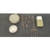 Image 2 : ANTIQUE CANDLE HOLDERS, SPEAR HEADS, CANTEEN & OUTDOOR COOKWARE