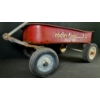 Image 2 : VINTAGE RADIO FLYER MODEL 80 WAGON W/ ORIGINAL RED PAINT