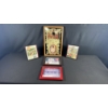 Image 1 : CLOCK & FRAMED PRINTS 21" X 14" 