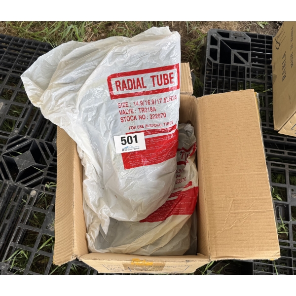 BOX OF RADIAL INNER TUBES (14.9/16.9/17.5L-24 TR218A)