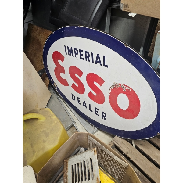 NO RESERVE IMPERIAL ESSO DEALER SIGN 