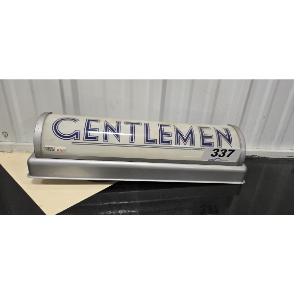 NO RESERVE GENTLEMEN SIGN 