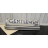 Image 1 : NO RESERVE GENTLEMEN SIGN 