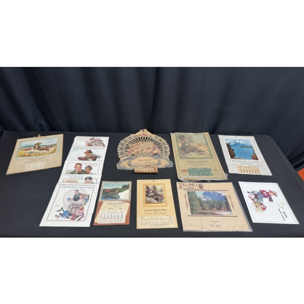 VINTAGE ADVERTISING CALENDARS