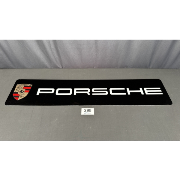 NO RESERVE PORSCHE SIGN 4FT X 10"
