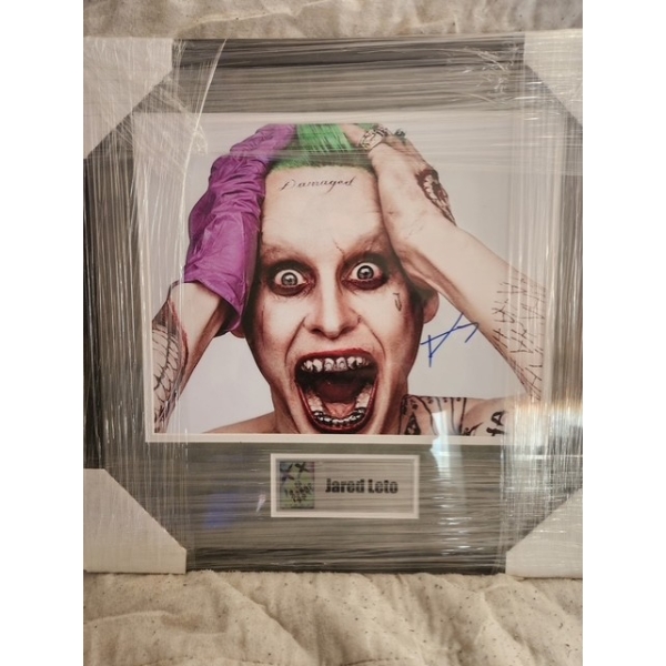 NO RESERVE JARED LETO SIGNED PHOTO
