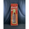 Image 1 : VINTAGE COCA-COLA METAL ADVERTISING SIGN 53" X 17"