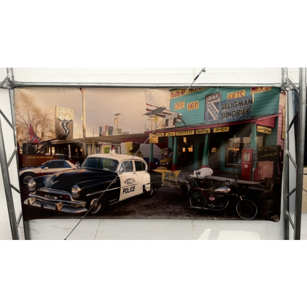 ROUTE 66 BANNER 4.5FT X 9.5FT