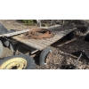 Image 1 : Wooden trailer and Steel Cable