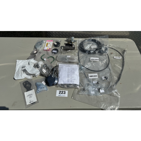 ASSORTED ELECTRICAL, FUEL & FASTENER PARTS