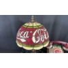 Image 4 : SMALL COCA-COLA TIFFANY STYLE LAMP, TELEPHONE & CAN-STYLE TABLE LAMPS