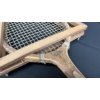 Image 3 : VINTAGE WOODEN TENNIS RACQUETS & BADMINTON RACQUET W/ PRESS FRAMES